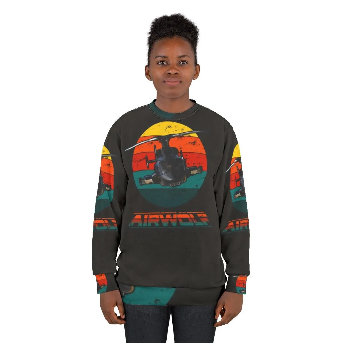Airwolf 80s Retro Classic TV Series Sweatshirt