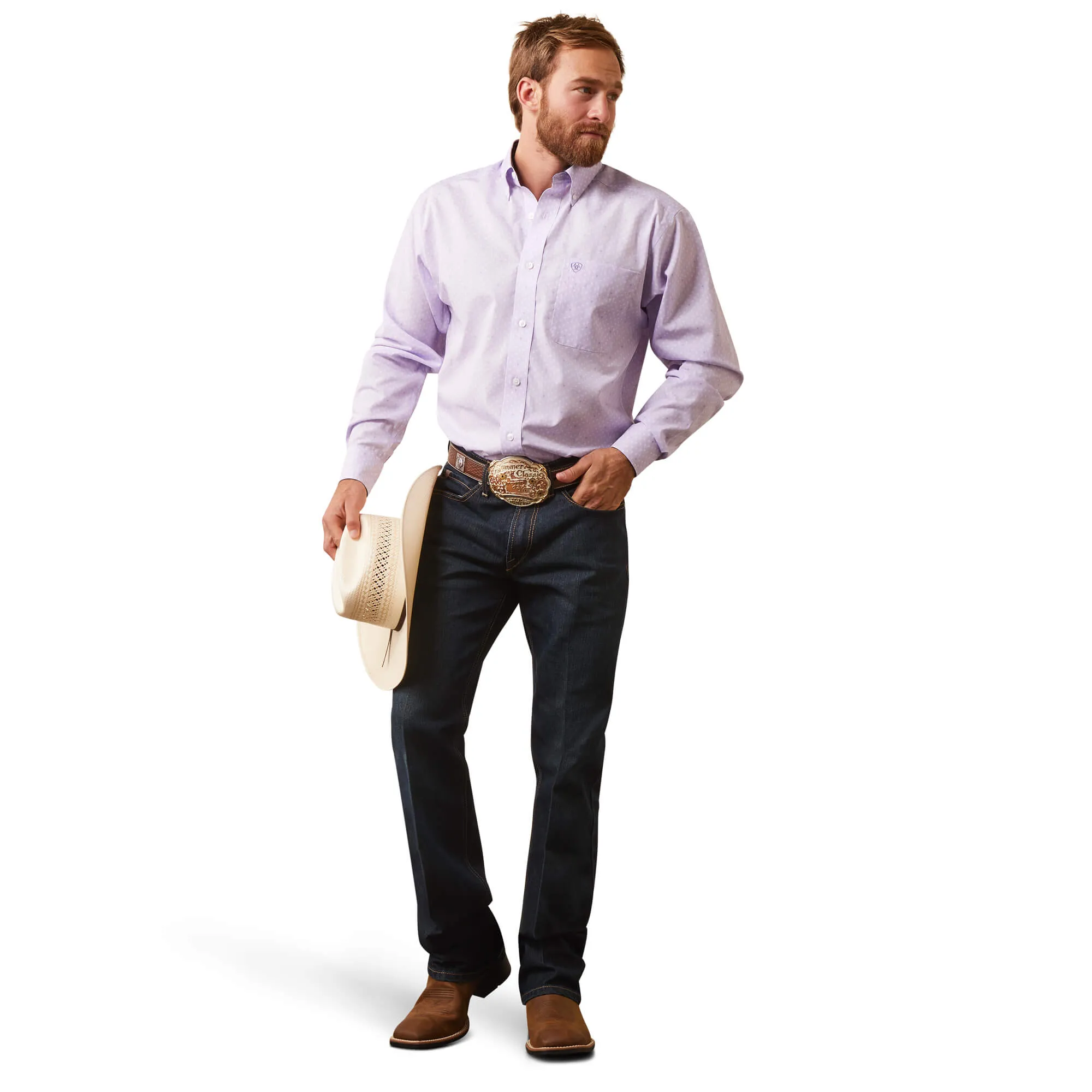 ARIAT Men's Wrinkle Free Flynn Fitted LS Shirt 10043880