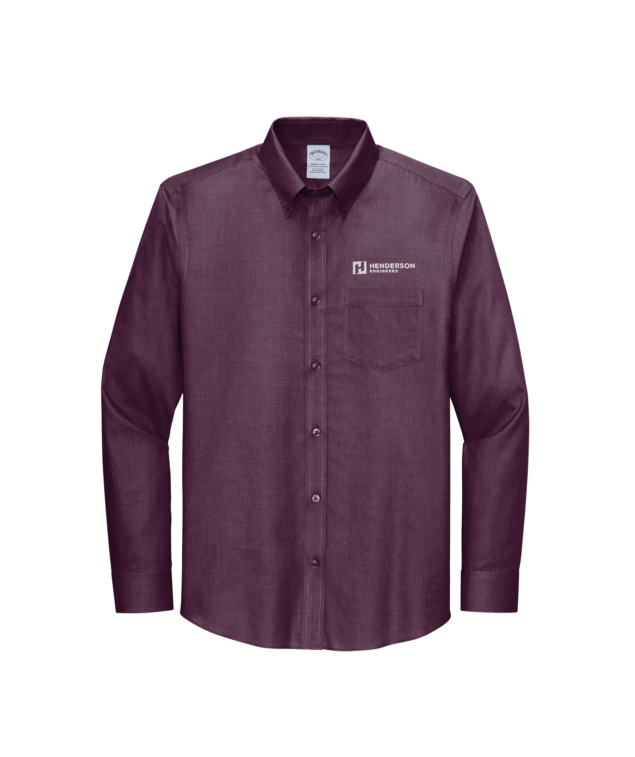 Brooks Brothers Wrinkle-Free Stretch Nailhead Shirt