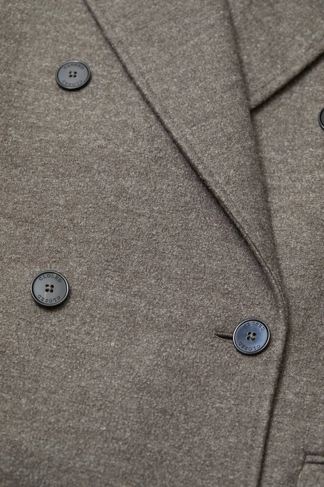 CLOSED Wool Coat - Heritage Grey