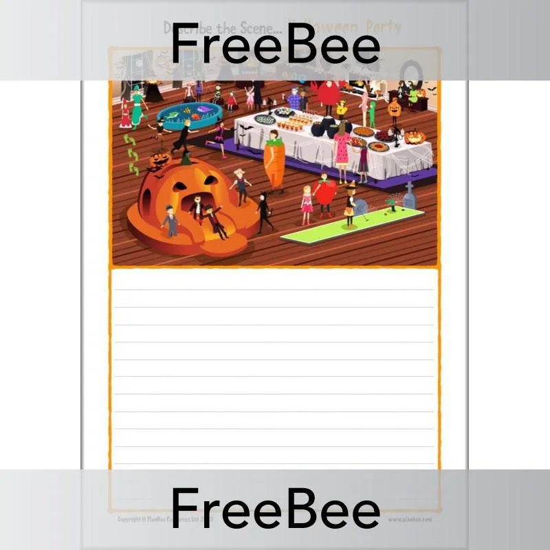 Describe the Scene: Halloween Descriptive Writing