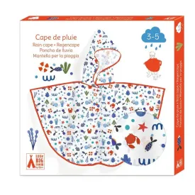 DJECO SMALL OCEAN RAIN CAPE 3-5