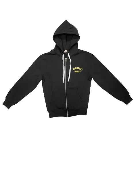 Doomsday Felpa Uomo con cerniera e cappuccio Burn Your Problems HDY0039ZBLK nero