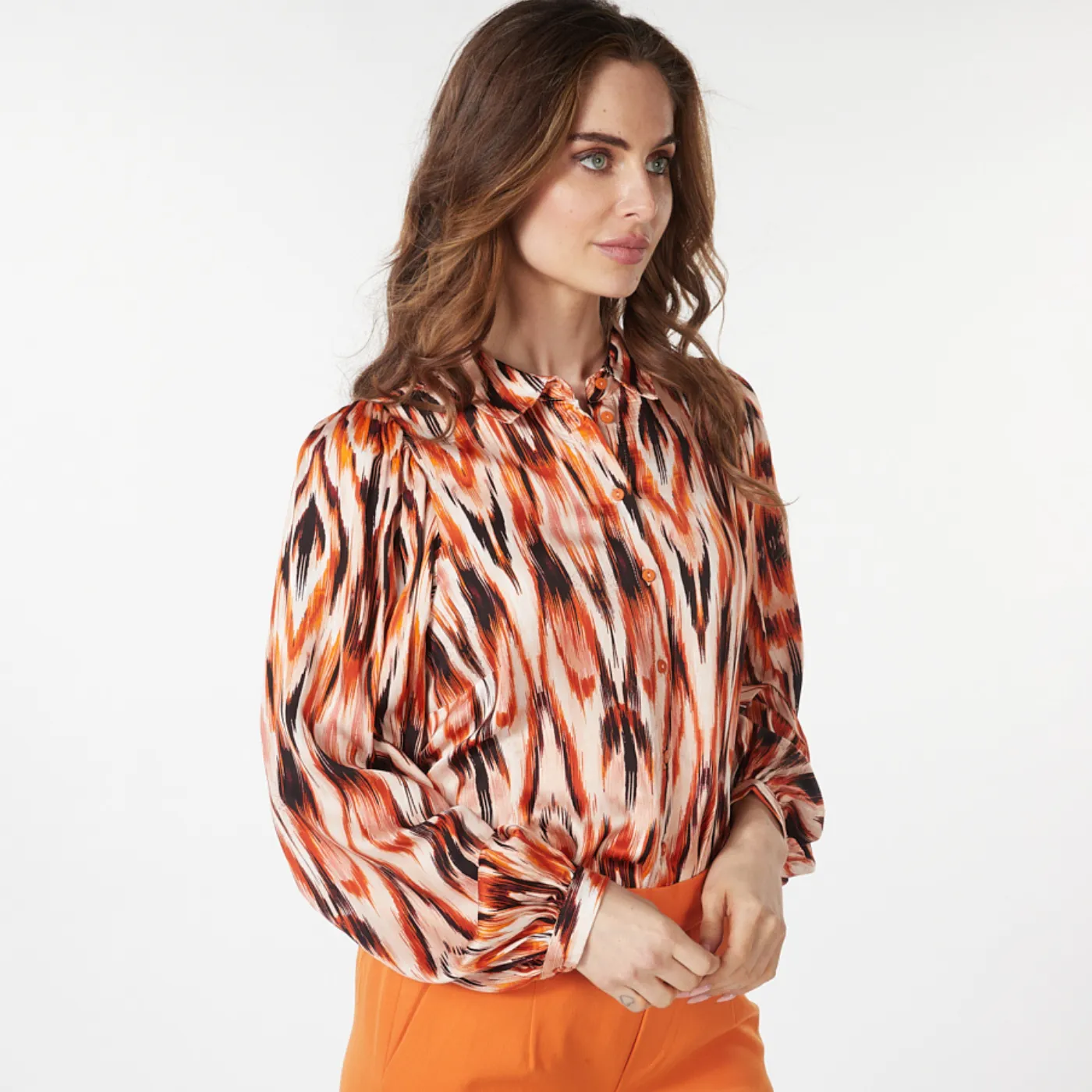 Ethnic Skins Long Sleeve Blouse