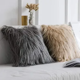 Hearthside Faux Fur PIllow Cover