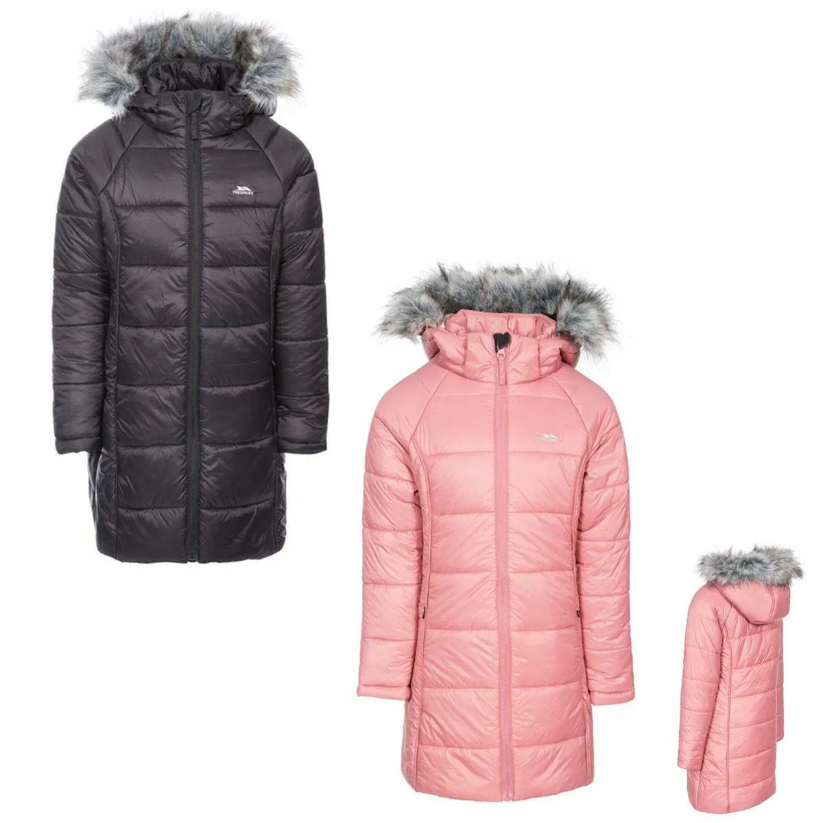 Kids Elimore Padded Coat with Faux Fur Trim