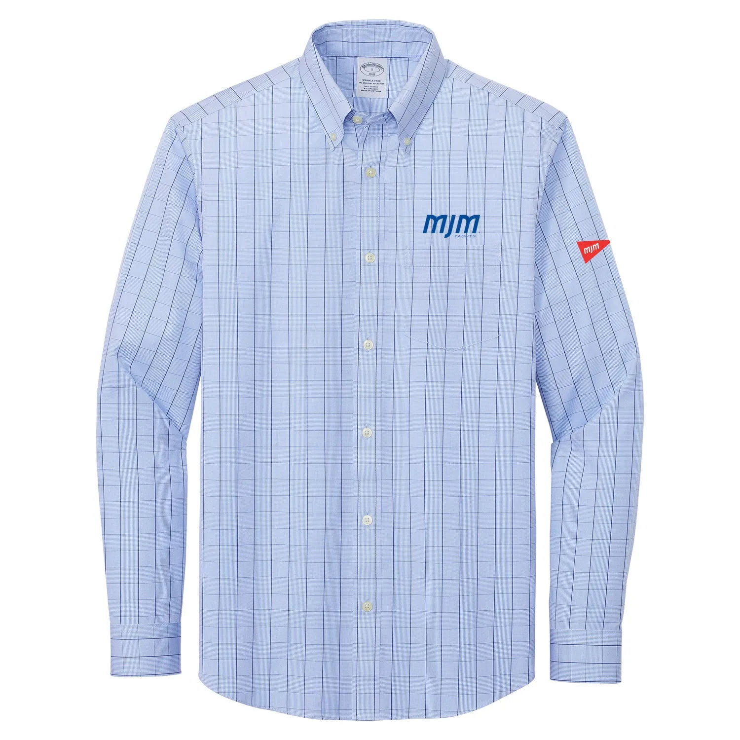 MJMS20 Wrinkle Free Patterned Shirt
