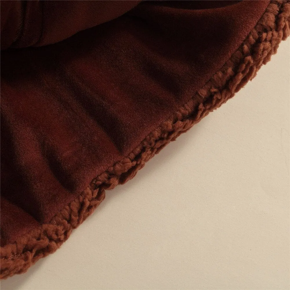 Teddy Bear Baby Velvet Hooded Coat