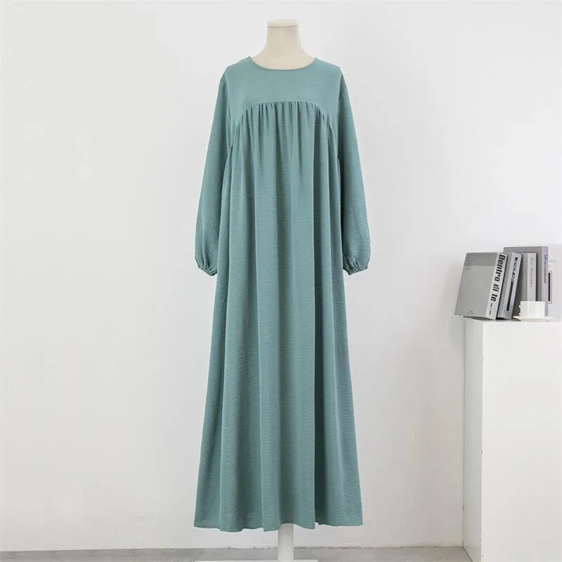Women's Pullover Patchwork Maxi Dress