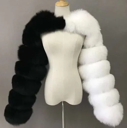 WoWo JK23476X Faux Fur PlusSize Pullover
